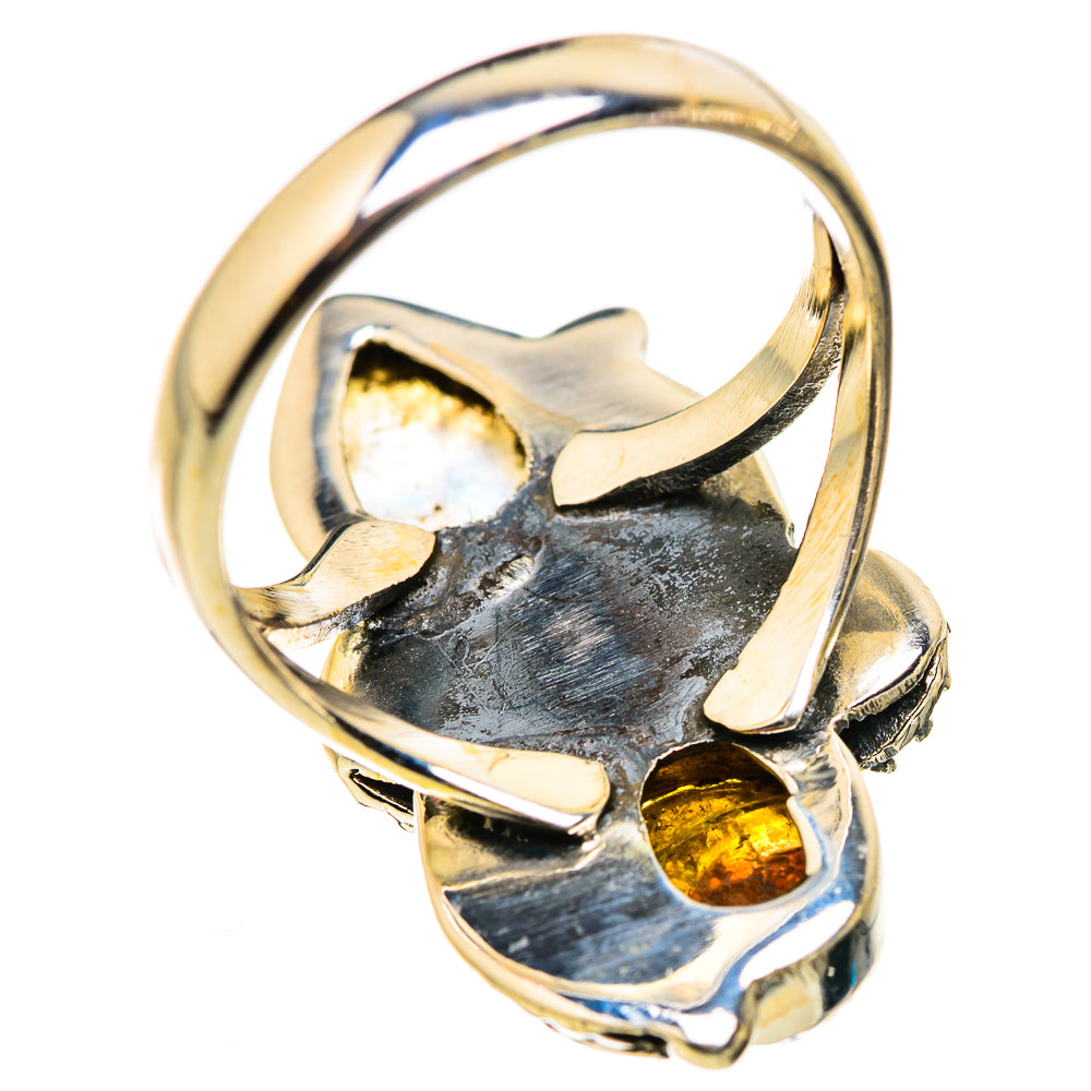 Rainbow Moonstone Rings handcrafted by Anasilvercos - RING129824 - Photo 3