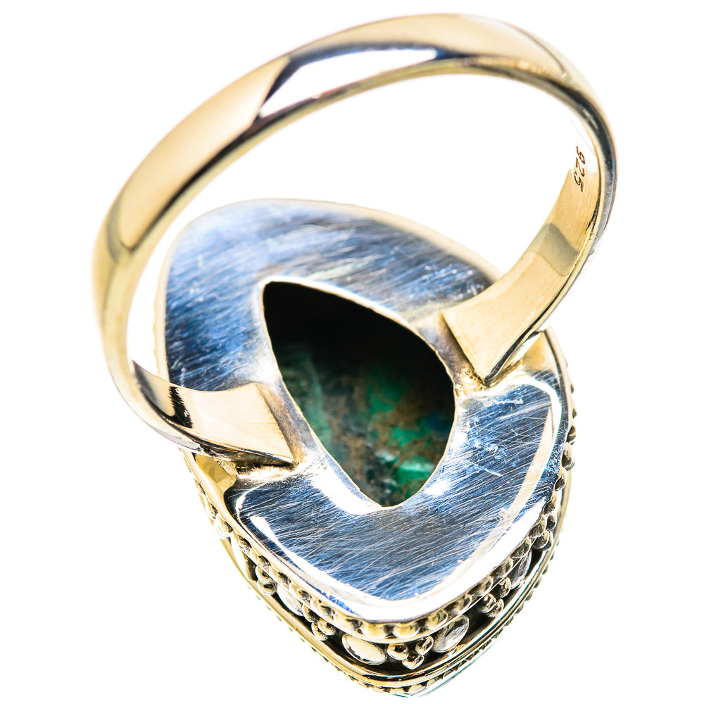 Malachite In Chrysocolla Rings handcrafted by Anasilvercos - RING129825 - Photo 3