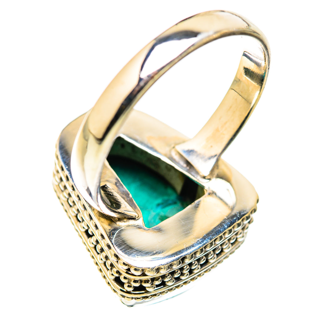 Malachite In Chrysocolla Rings handcrafted by Anasilvercos - RING129827 - Photo 3