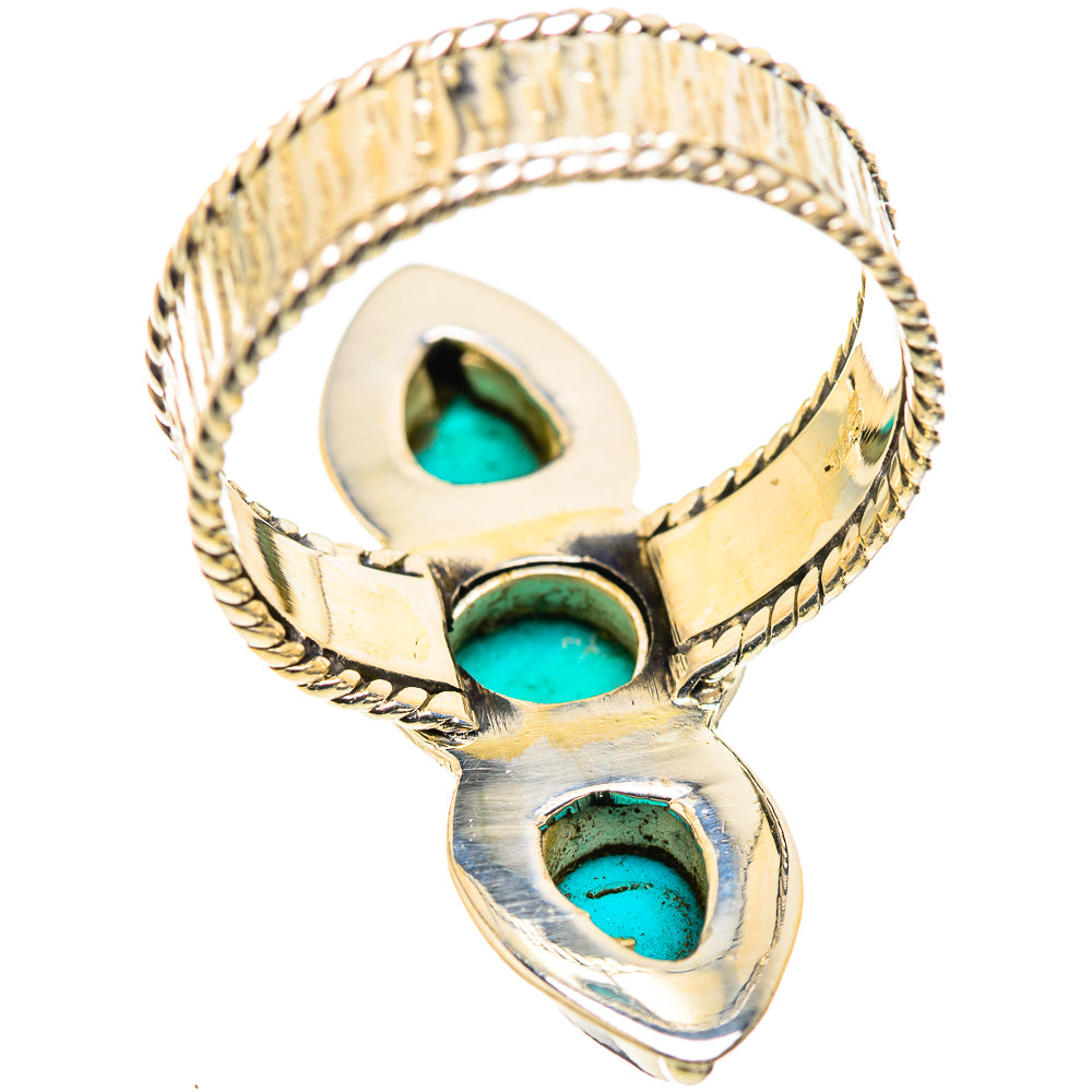 Sleeping Beauty Turquoise Rings handcrafted by Anasilvercos - RING129829 - Photo 3