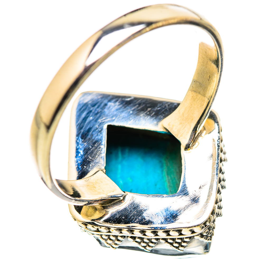Malachite In Chrysocolla Rings handcrafted by Anasilvercos - RING129842 - Photo 3