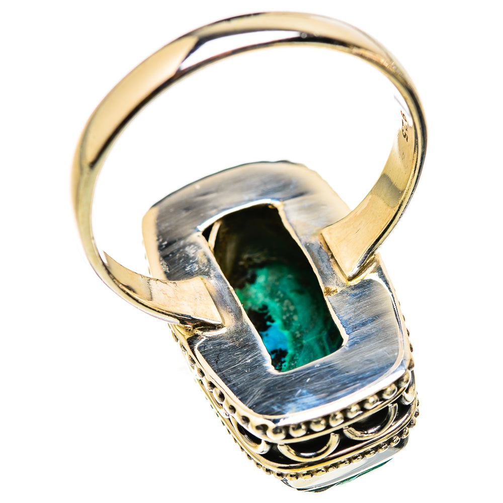 Malachite In Chrysocolla Rings handcrafted by Anasilvercos - RING129844 - Photo 3