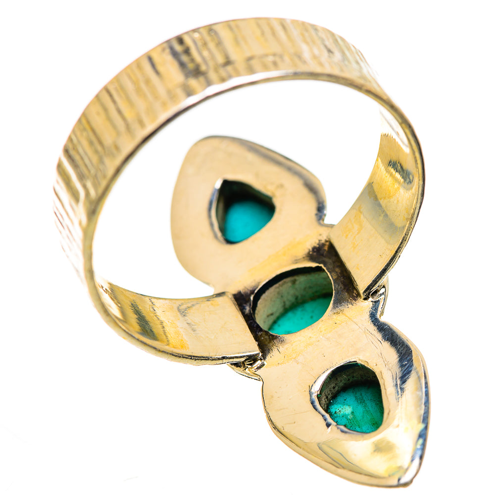 Sleeping Beauty Turquoise Rings handcrafted by Anasilvercos - RING129849 - Photo 3