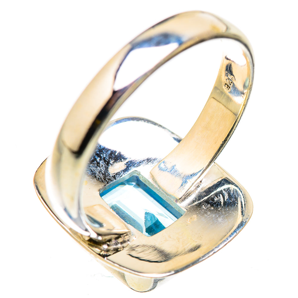 Blue Topaz Rings handcrafted by Anasilvercos - RING129853 - Photo 3