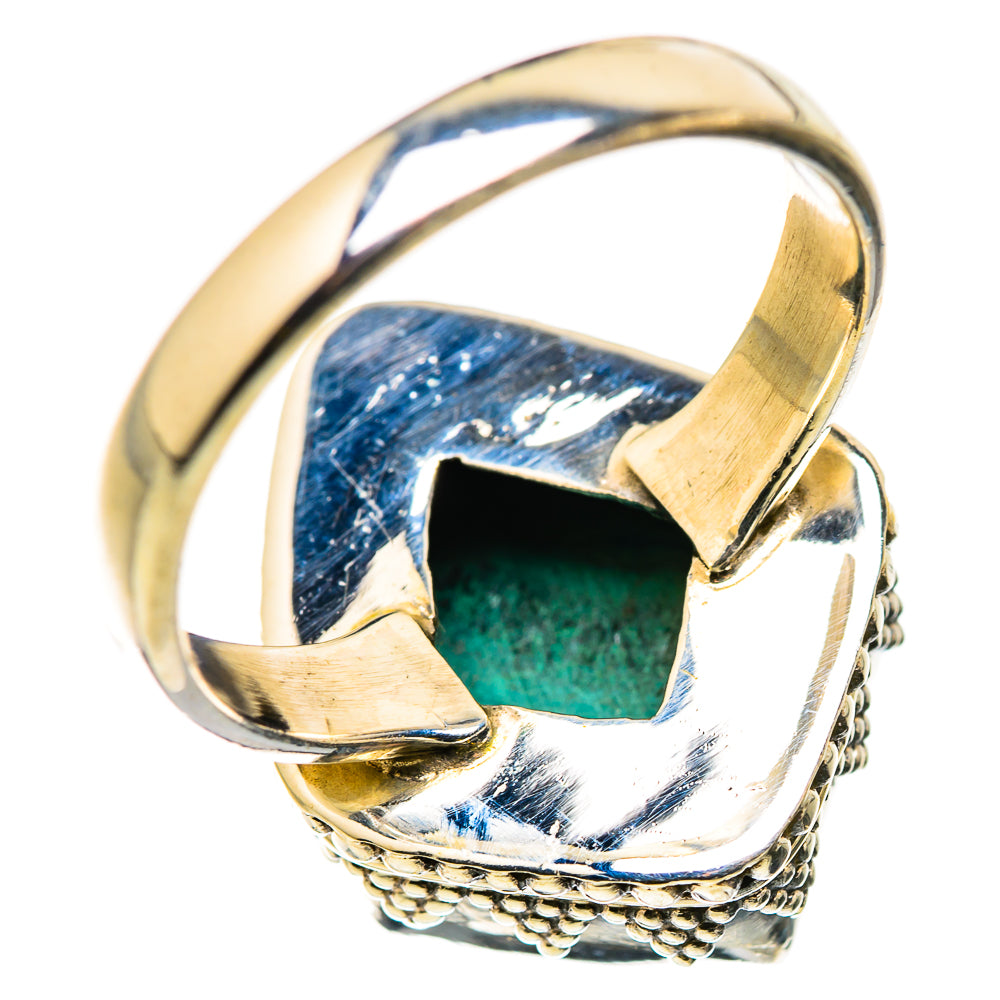 Malachite In Chrysocolla Rings handcrafted by Anasilvercos - RING129861 - Photo 3