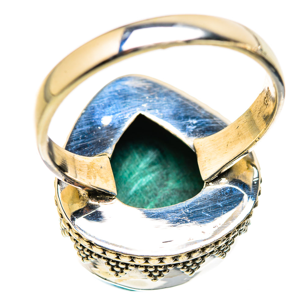 Malachite In Chrysocolla Rings handcrafted by Anasilvercos - RING129865 - Photo 3
