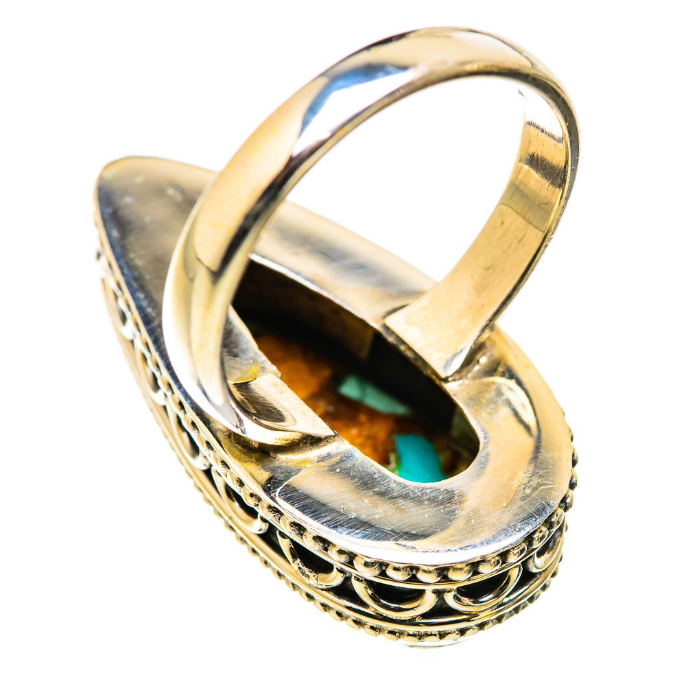 Spiny Oyster Turquoise Rings handcrafted by Anasilvercos - RING129868 - Photo 3