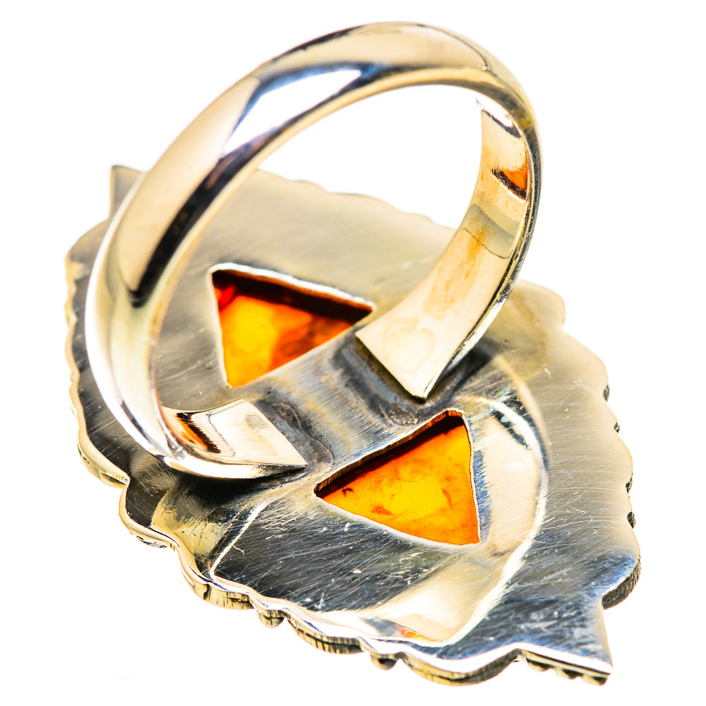 Baltic Amber Rings handcrafted by Anasilvercos - RING129881 - Photo 3