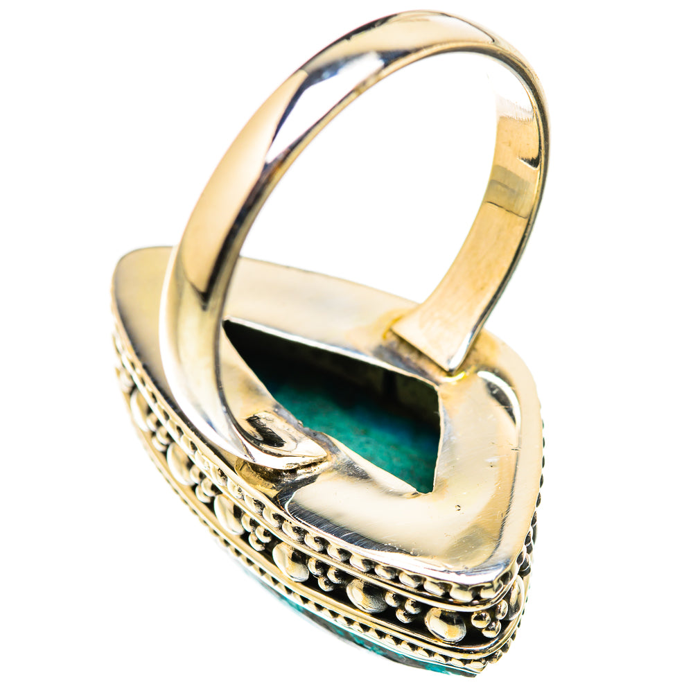 Malachite In Chrysocolla Rings handcrafted by Anasilvercos - RING129915 - Photo 3