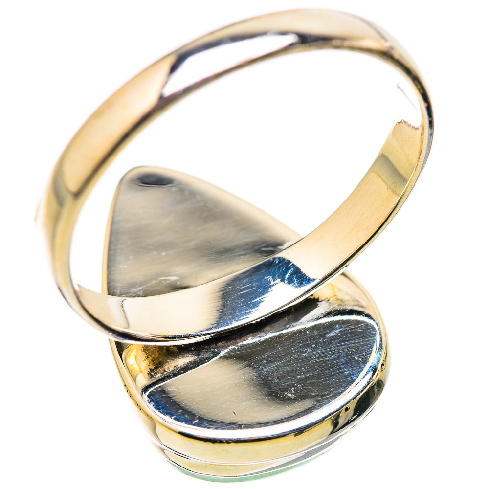 Green Moonstone Rings handcrafted by Anasilvercos - RING129926 - Photo 3