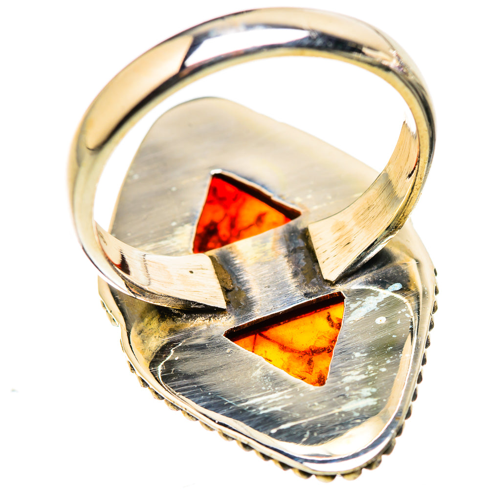 Baltic Amber Rings handcrafted by Anasilvercos - RING129957 - Photo 3