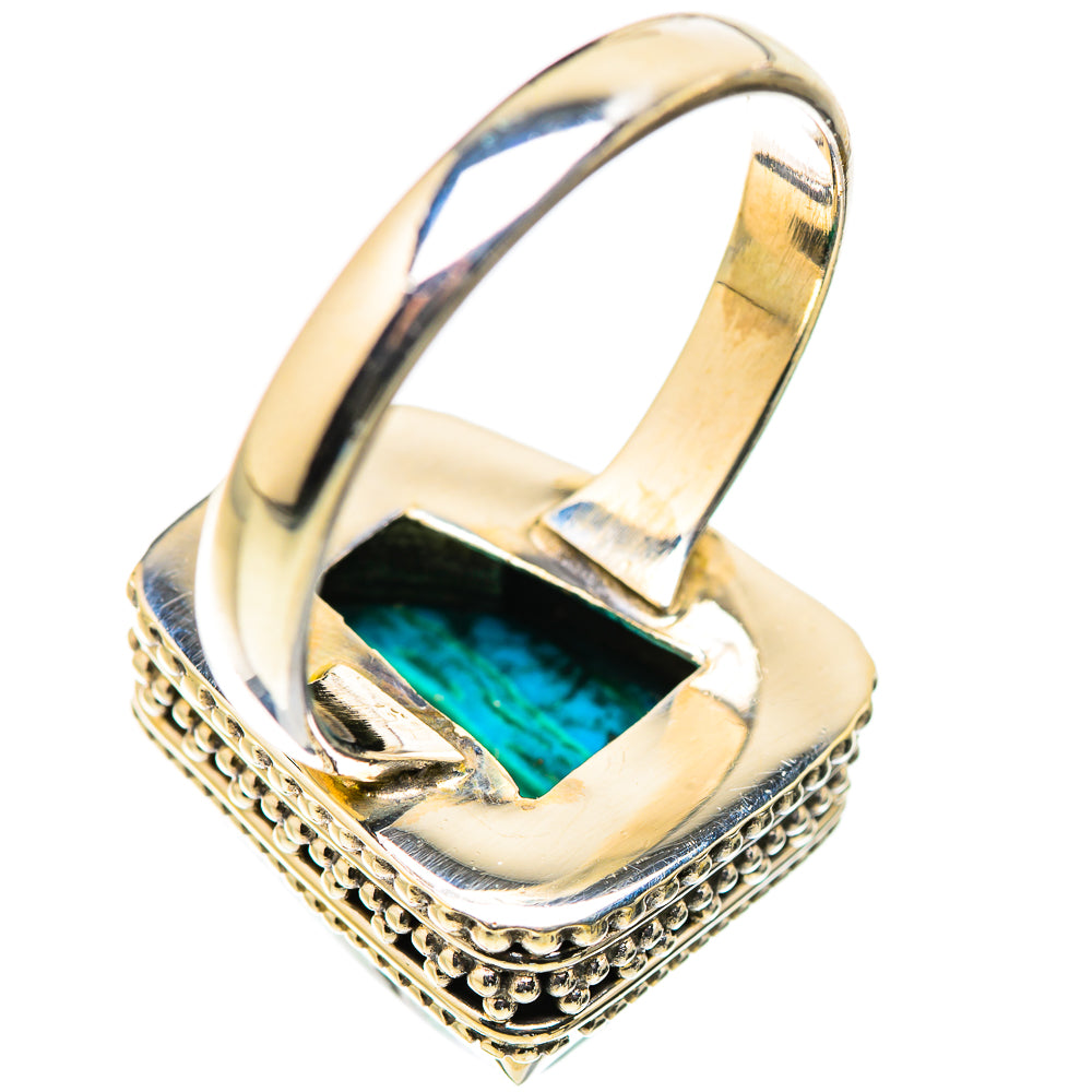Malachite In Chrysocolla Rings handcrafted by Anasilvercos - RING129991 - Photo 3