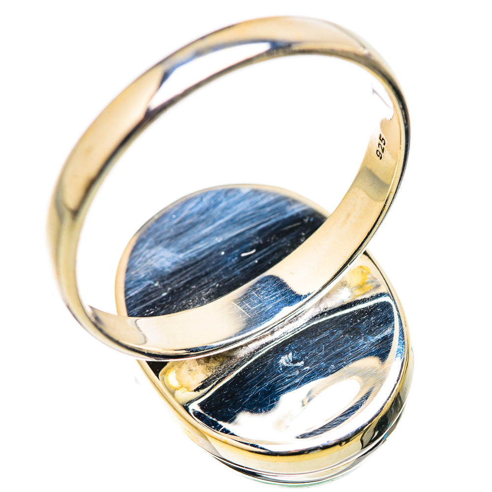Green Moonstone Rings handcrafted by Anasilvercos - RING130003 - Photo 3