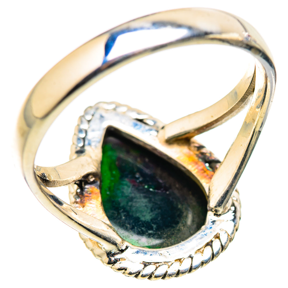 Black Opal Rings handcrafted by Anasilvercos - RING130016 - Photo 3
