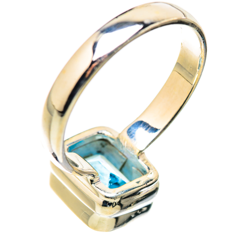 Blue Topaz Rings handcrafted by Anasilvercos - RING130018 - Photo 3