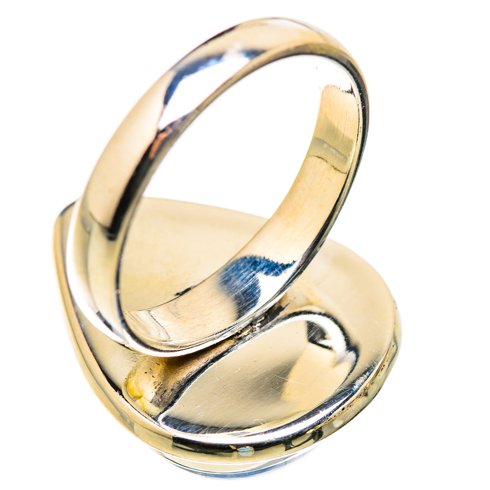Rainbow Moonstone Rings handcrafted by Anasilvercos - RING130020 - Photo 3
