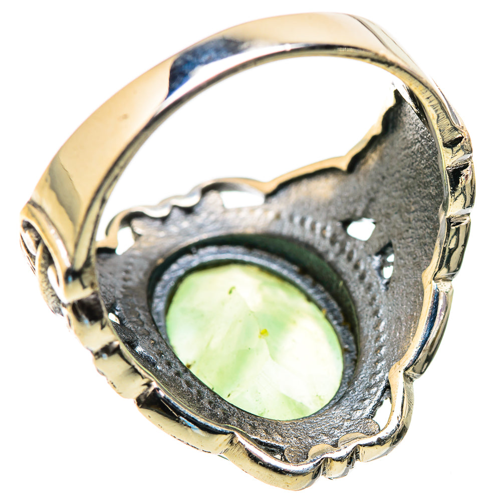 Prehnite Rings handcrafted by Anasilvercos - RING130025 - Photo 3