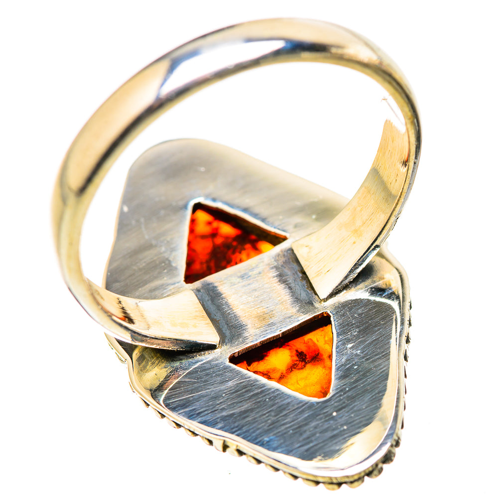 Baltic Amber Rings handcrafted by Anasilvercos - RING130032 - Photo 3