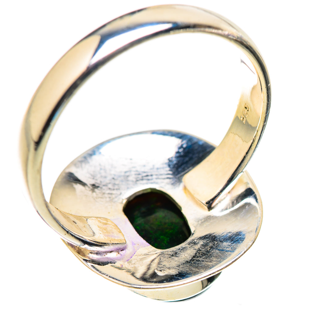 Black Opal Rings handcrafted by Anasilvercos - RING130038 - Photo 3