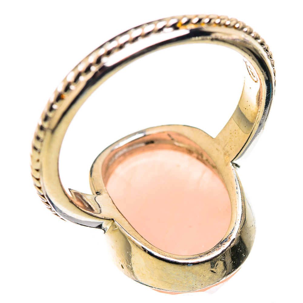 Rose Quartz Rings handcrafted by Anasilvercos - RING130052 - Photo 3