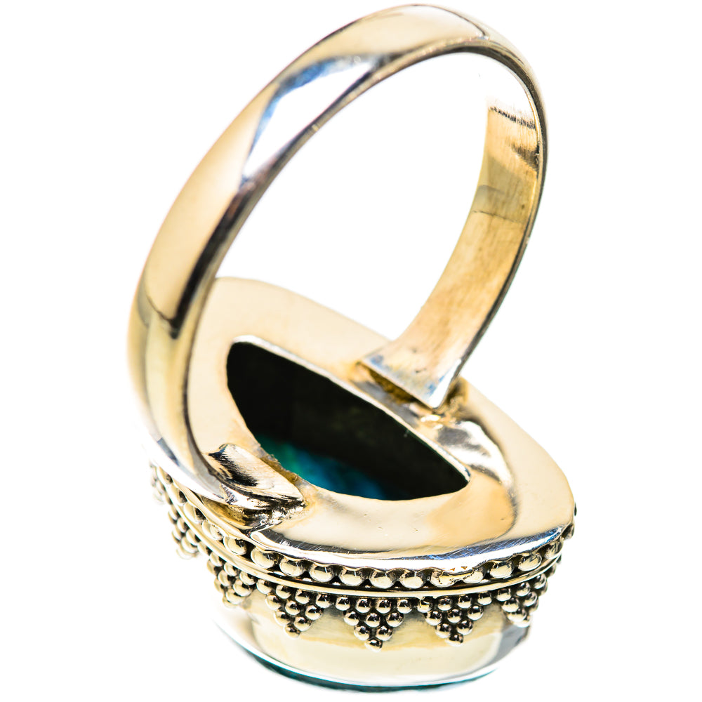 Malachite In Chrysocolla Rings handcrafted by Anasilvercos - RING130058 - Photo 3