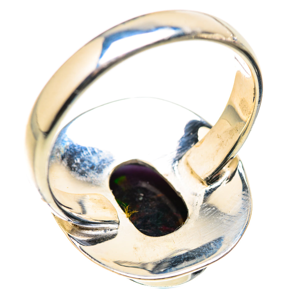 Black Opal Rings handcrafted by Anasilvercos - RING130062 - Photo 3