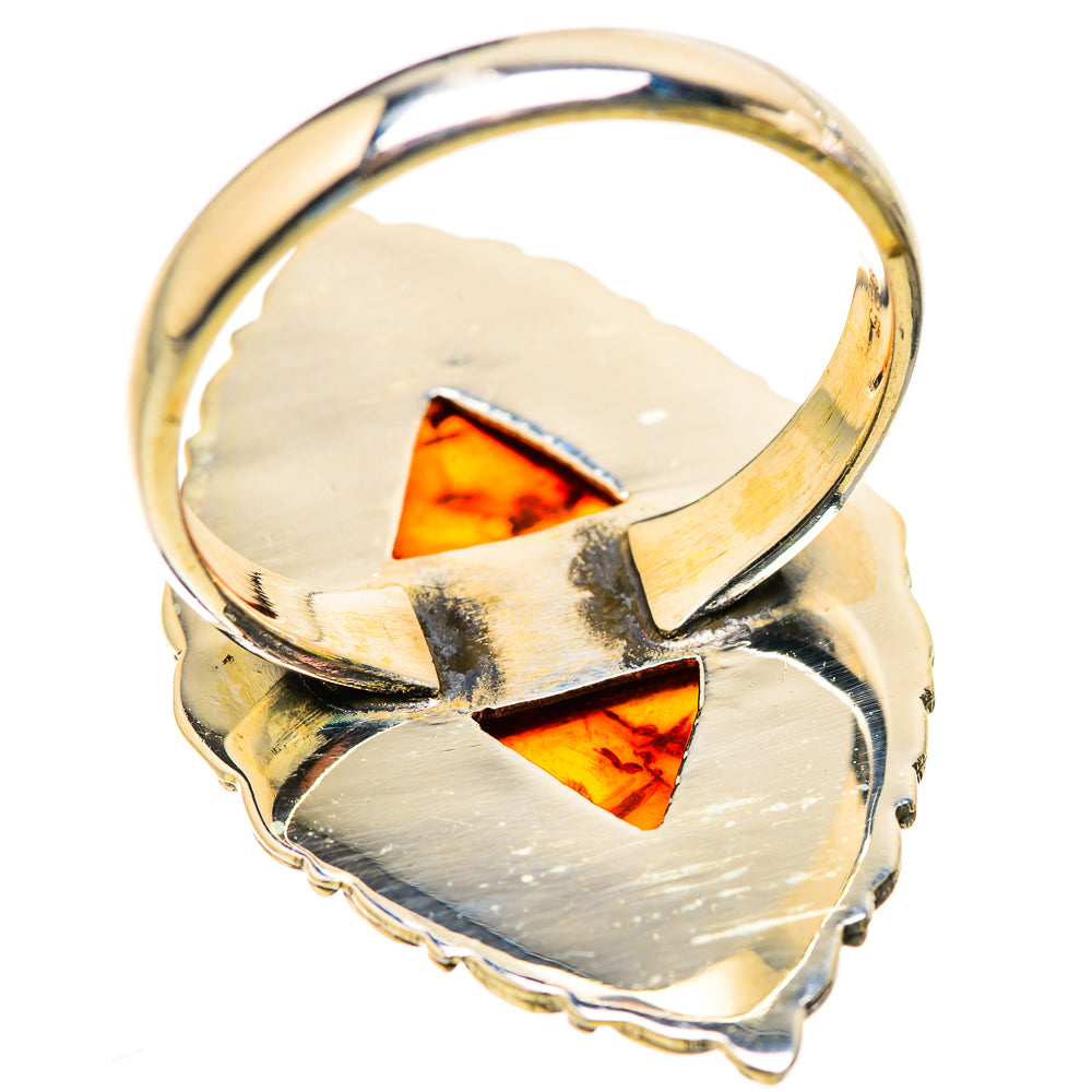 Baltic Amber Rings handcrafted by Anasilvercos - RING130074 - Photo 3