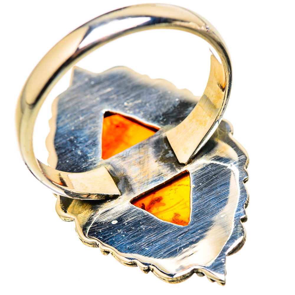 Baltic Amber Rings handcrafted by Anasilvercos - RING130076 - Photo 3