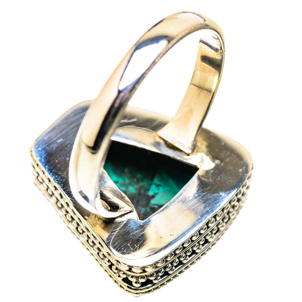 Malachite In Chrysocolla Rings handcrafted by Anasilvercos - RING130087 - Photo 3