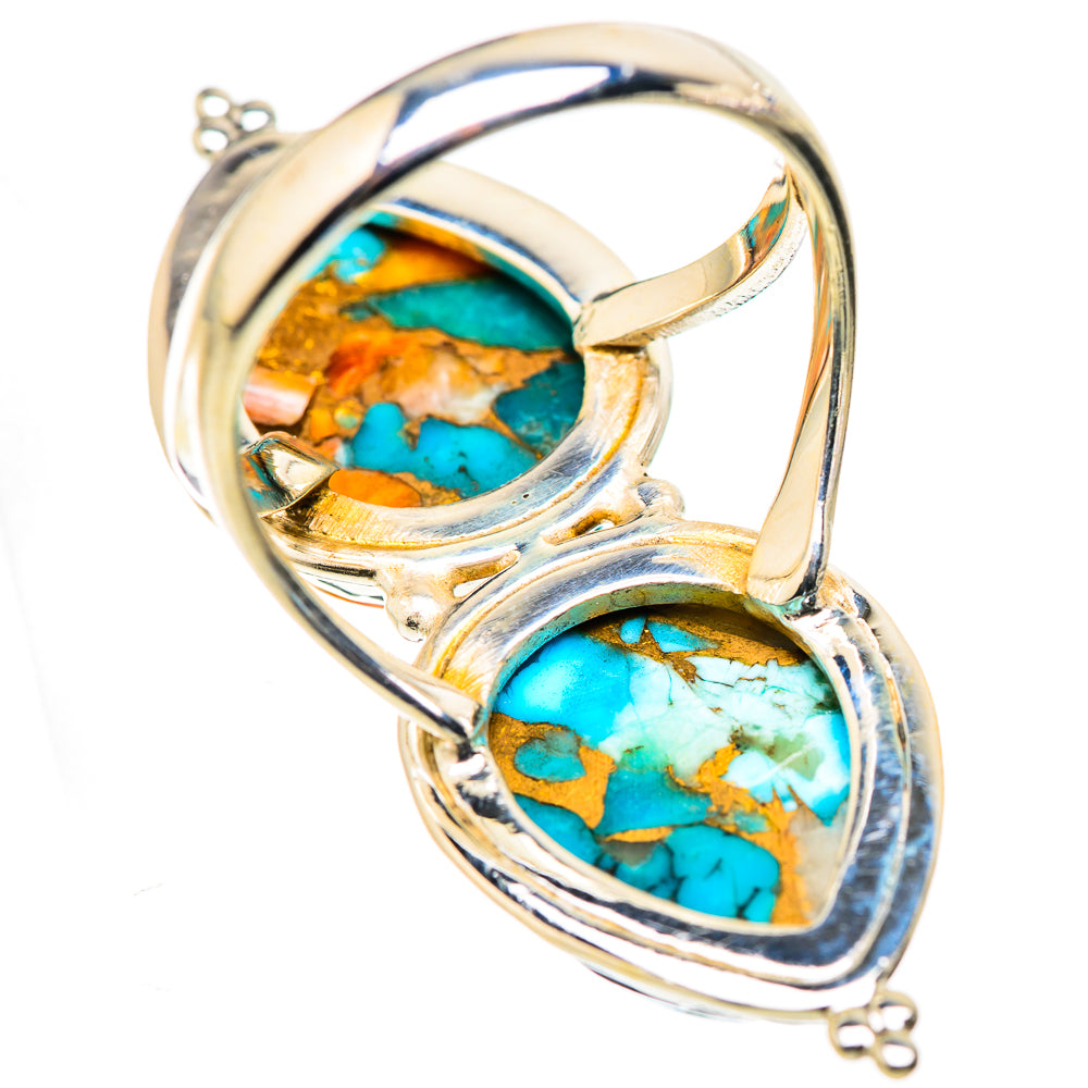 Spiny Oyster Turquoise Rings handcrafted by Anasilvercos - RING130093 - Photo 3