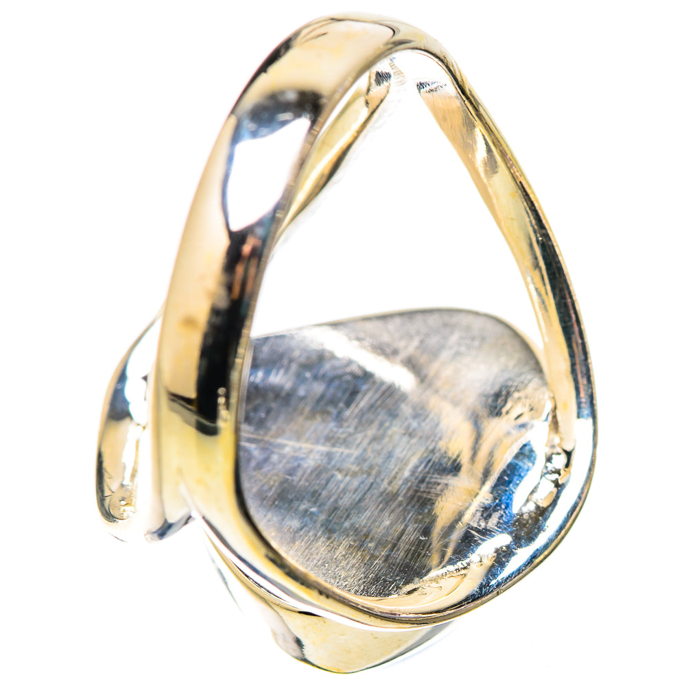 Rainbow Moonstone Rings handcrafted by Anasilvercos - RING130125 - Photo 3