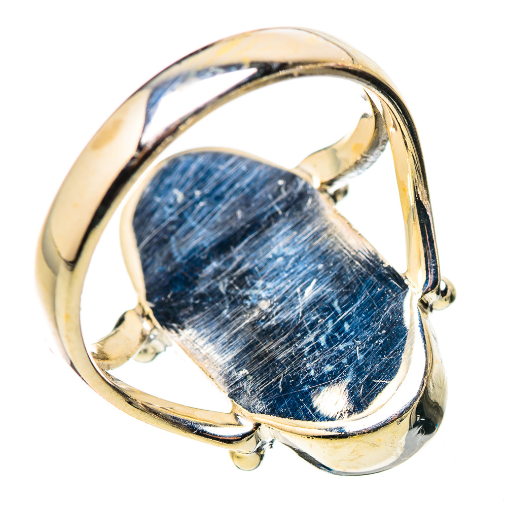 Rainbow Moonstone Rings handcrafted by Anasilvercos - RING130128 - Photo 3