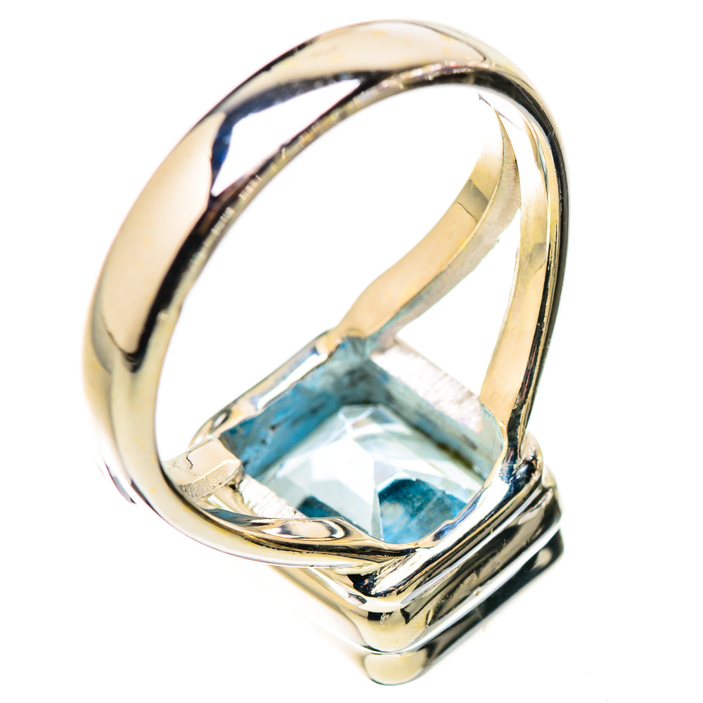 Blue Topaz Rings handcrafted by Anasilvercos - RING130129 - Photo 3