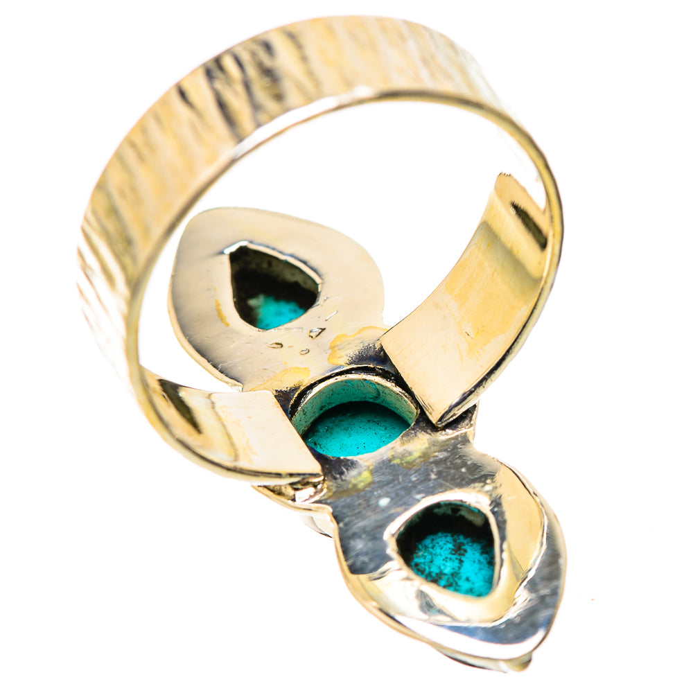 Sleeping Beauty Turquoise Rings handcrafted by Anasilvercos - RING130157 - Photo 3