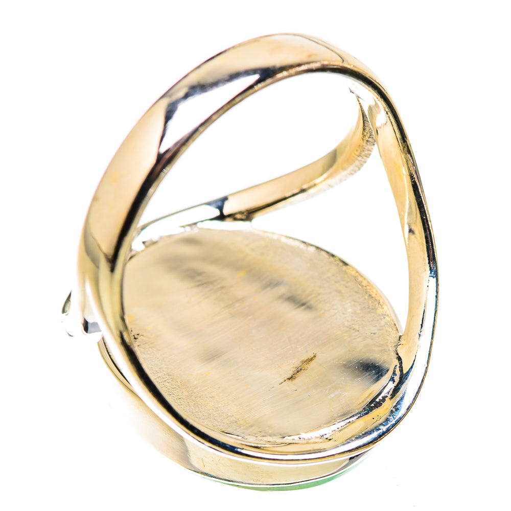 Green Moonstone Rings handcrafted by Anasilvercos - RING130160 - Photo 3