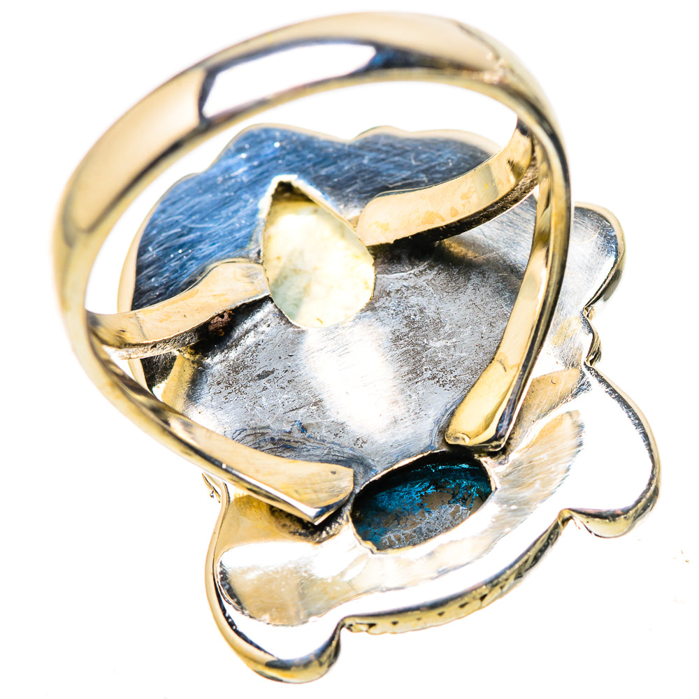 Rainbow Moonstone Rings handcrafted by Anasilvercos - RING130181 - Photo 3
