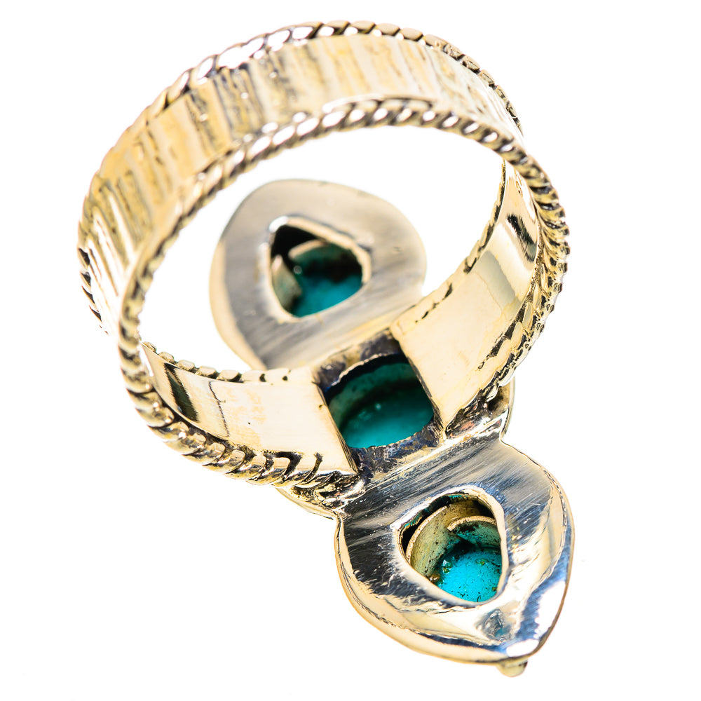 Sleeping Beauty Turquoise Rings handcrafted by Anasilvercos - RING130183 - Photo 3