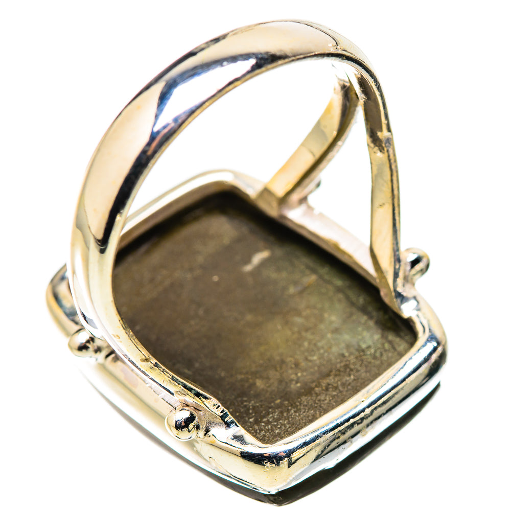 Ammolite Rings handcrafted by Anasilvercos - RING130188 - Photo 3