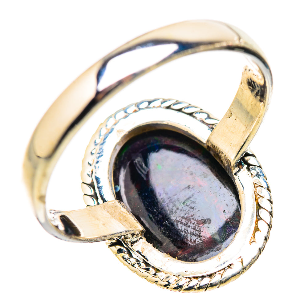 Black Opal Rings handcrafted by Anasilvercos - RING130203 - Photo 3