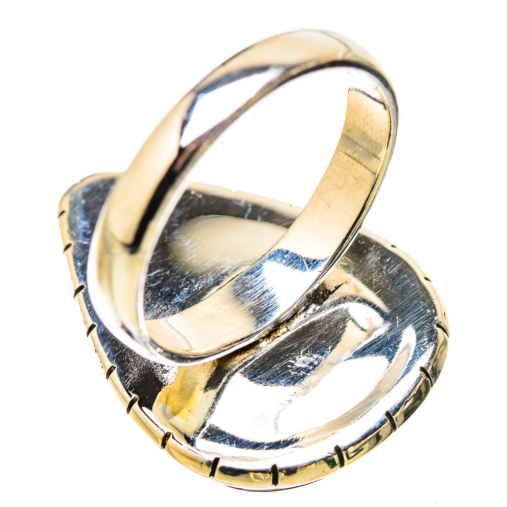 Rainbow Moonstone Rings handcrafted by Anasilvercos - RING130209 - Photo 3