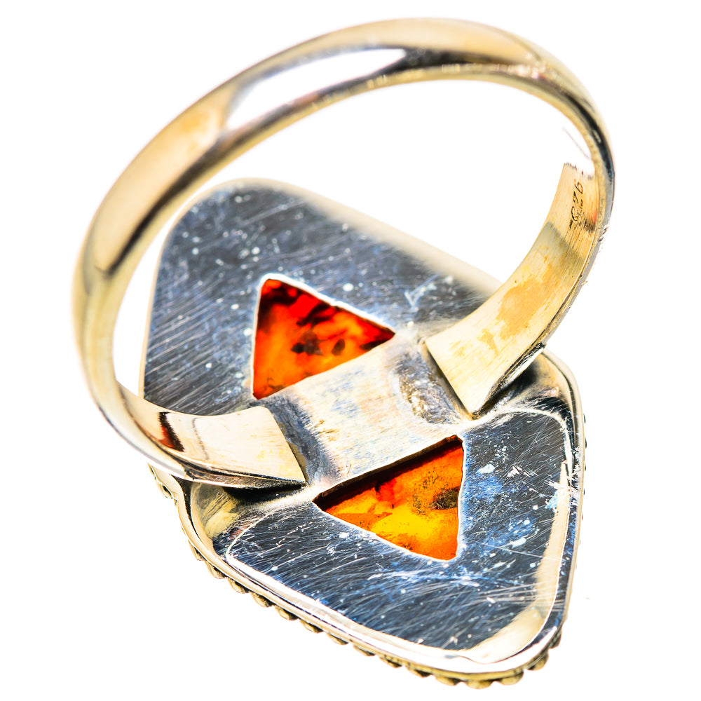 Baltic Amber Rings handcrafted by Anasilvercos - RING130216 - Photo 3