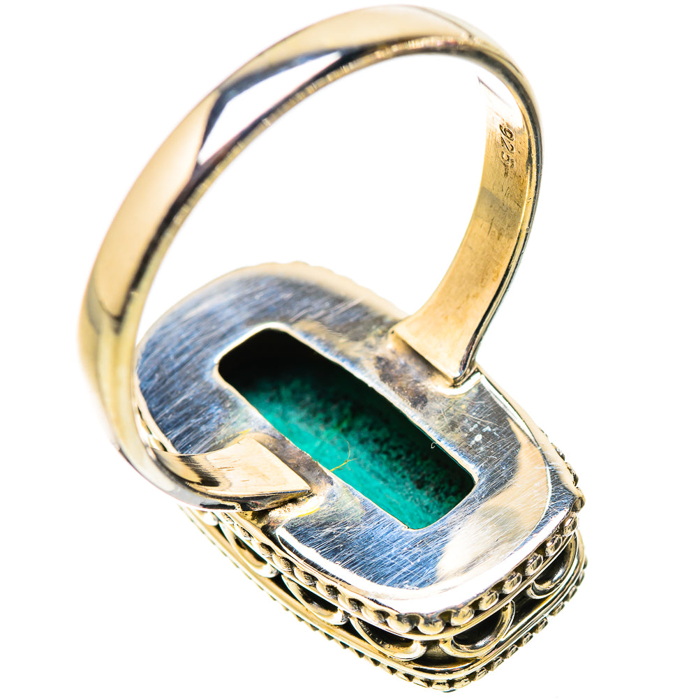 Malachite In Chrysocolla Rings handcrafted by Anasilvercos - RING130226 - Photo 3
