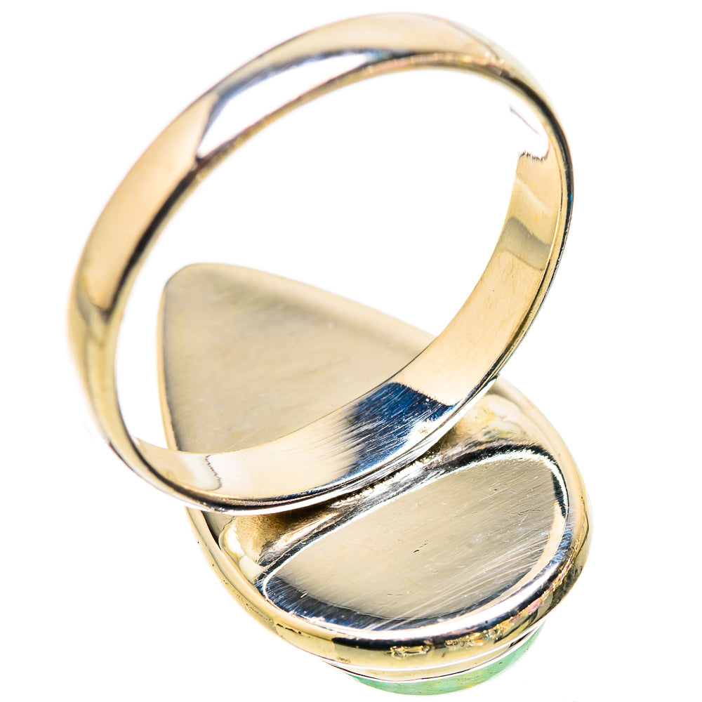 Green Moonstone Rings handcrafted by Anasilvercos - RING130239 - Photo 3