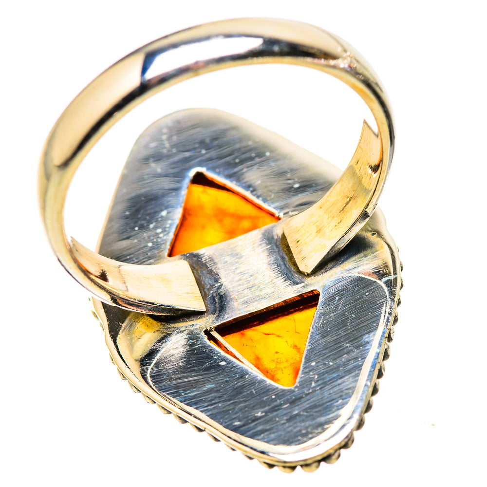 Baltic Amber Rings handcrafted by Anasilvercos - RING130240 - Photo 3