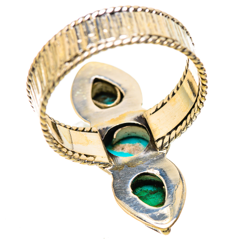 Sleeping Beauty Turquoise Rings handcrafted by Anasilvercos - RING130251 - Photo 3