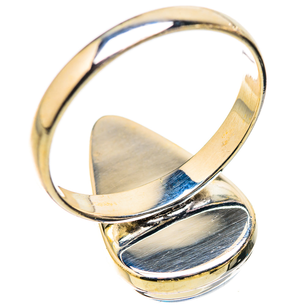 Rainbow Moonstone Rings handcrafted by Anasilvercos - RING130256 - Photo 3