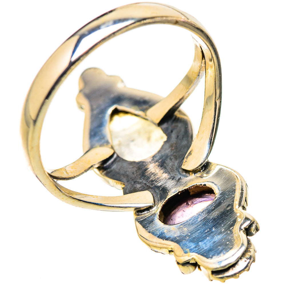 Rainbow Moonstone Rings handcrafted by Anasilvercos - RING130264 - Photo 3