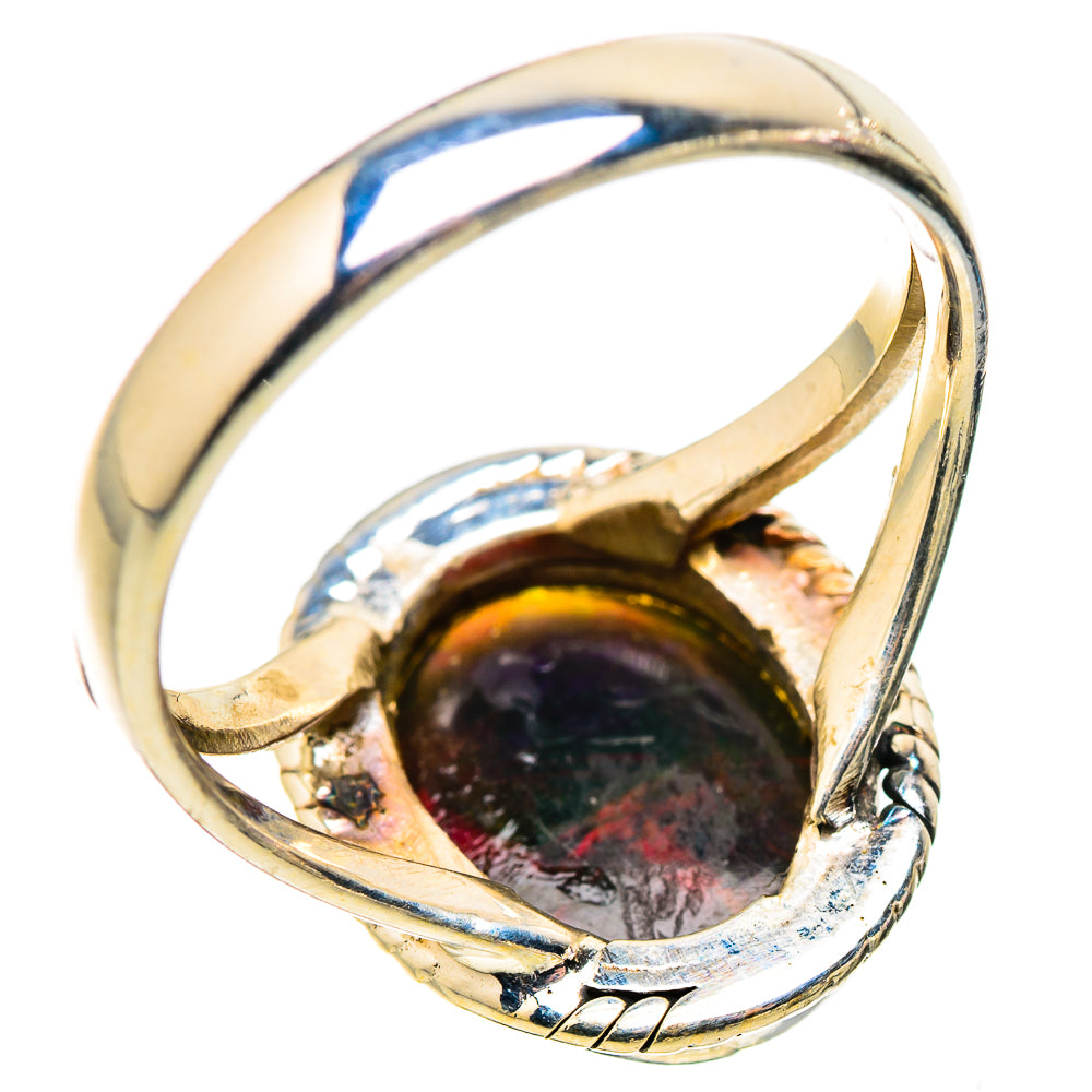Black Opal Rings handcrafted by Anasilvercos - RING130269 - Photo 3