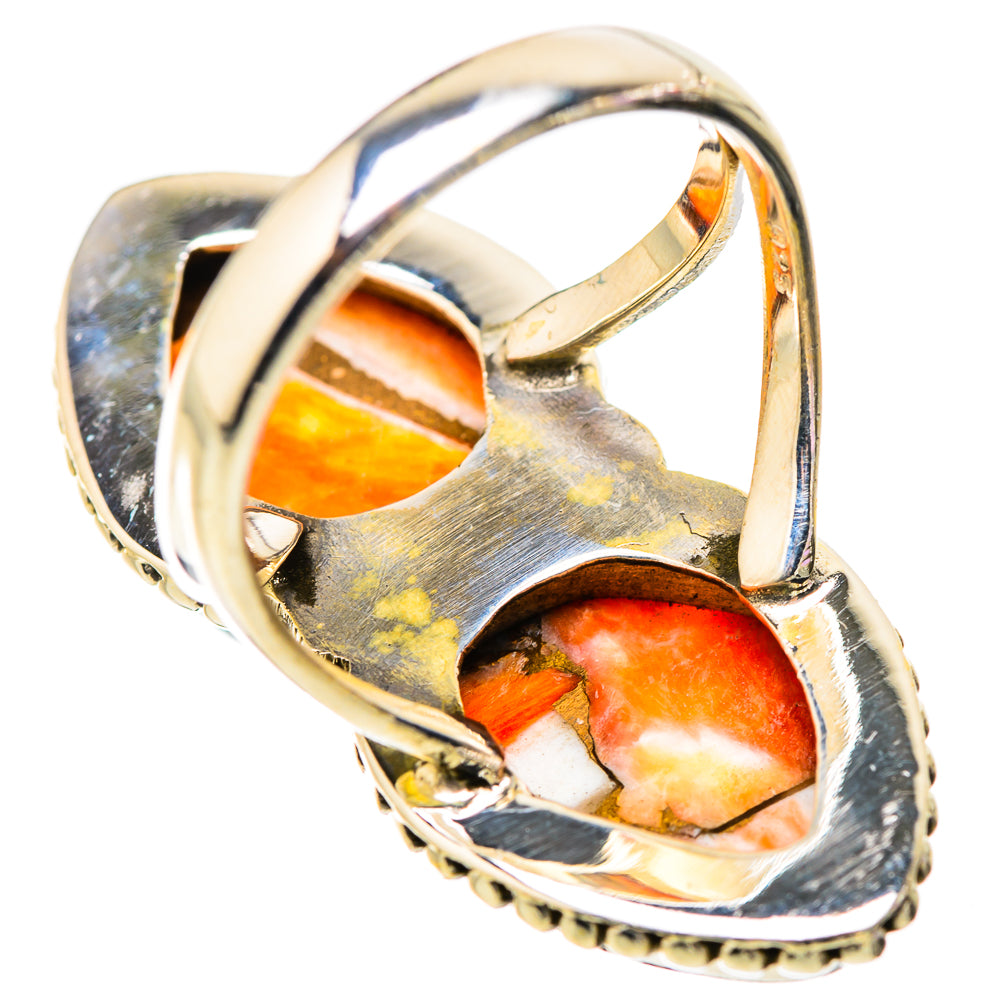 Spiny Oyster Turquoise Rings handcrafted by Anasilvercos - RING130282 - Photo 3