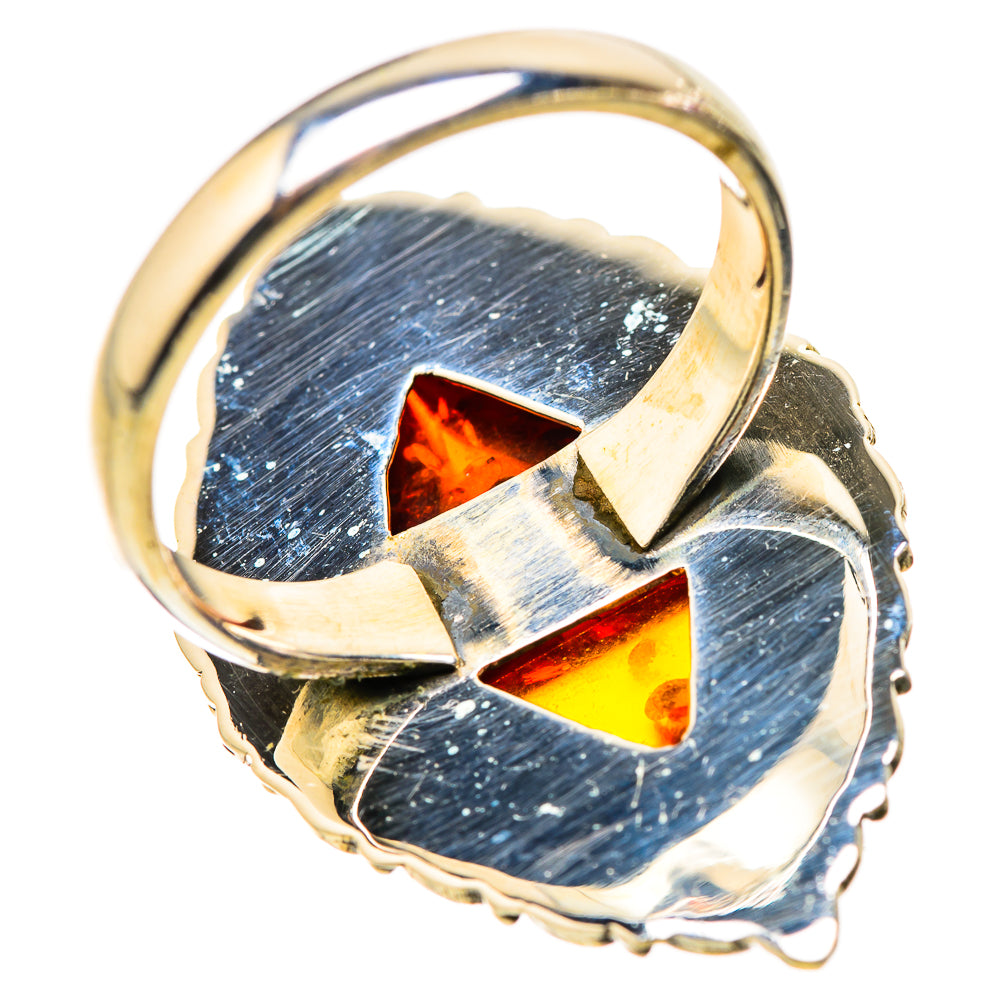 Baltic Amber Rings handcrafted by Anasilvercos - RING130283 - Photo 3